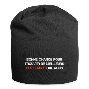 Man Humor Co-worker Departure Gift - Jersey Beanie - black - Front