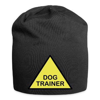 Dog Trainer attention triangle - Jersey Beanie - black - Front