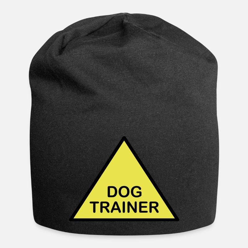 Dog Trainer attention triangle - Jersey Beanie - black