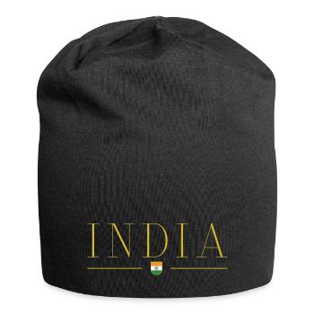 Ich liebe Indien, Stil Design T-Shirt - Jersey-Beanie - Schwarz - Vorne