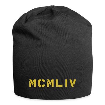 Römische Zahl Geburtsjahr Made in 1954 - Jersey-Beanie - Schwarz - Vorne