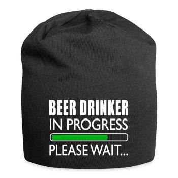 Beer lover Biertringer Funny toast - Jersey Beanie - black - Front