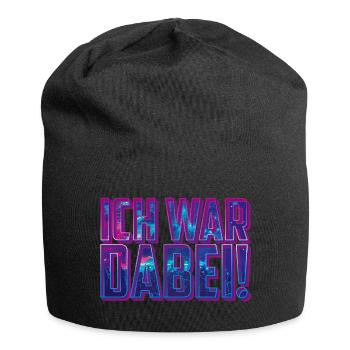 Ich war dabei! | Feiern Party Festival - Jersey-Beanie - Schwarz - Vorne