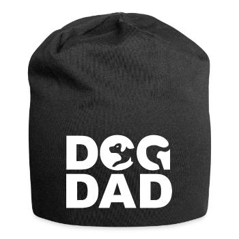 Dogdad - Hundevater - Jersey-Beanie - Schwarz - Vorne