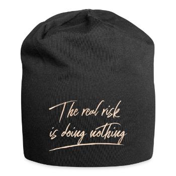 Le risque réel Eco Friendly Planète Terre Vert - Bonnet en jersey - noir - Devant