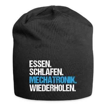 Mechatroniker Mechatronik Mechatronics Engineer - Jersey-Beanie - Schwarz - Vorne