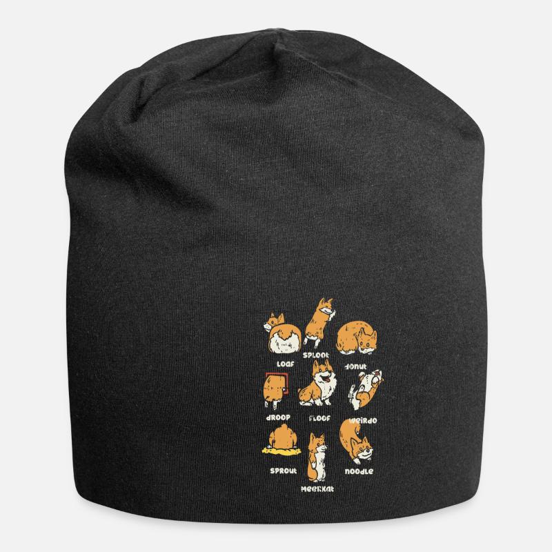 Corgi s - Bonnet en jersey - noir