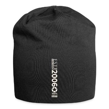 17th Birthday Man Original June Vintage 2006 - Jersey Beanie - black - Front