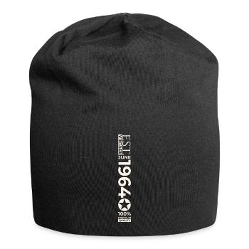 59th Birthday Man Original June Year 1964 - Jersey Beanie - black - Front