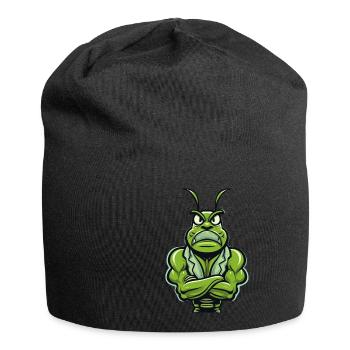 Bodybuilder Grasshopper - Jersey Beanie - black - Front