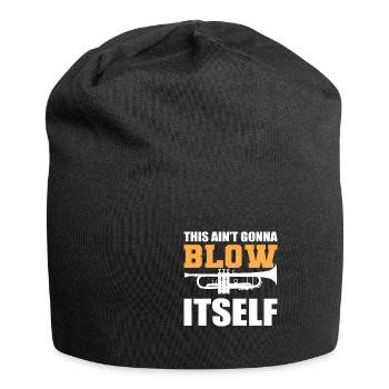 Ich werde mich selbst blasen Bandmitglied Geschenk - Jersey-Beanie - Schwarz - Vorne