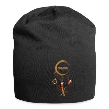 Tastatur Weihnachten Weihnachtstraumfänger - Jersey-Beanie - Schwarz - Vorne