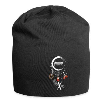 Tastatur Weihnachten Weihnachtstraumfänger - Jersey-Beanie - Schwarz - Vorne