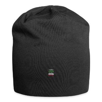 Vegan Veganer werden Spruch lustig - Jersey-Beanie - Schwarz - Vorne