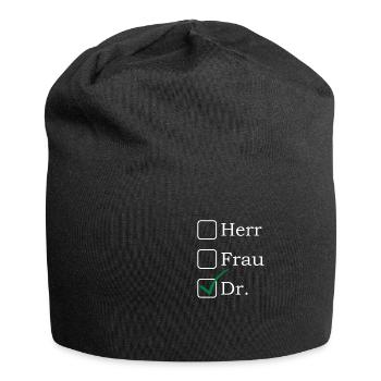 M. Dr. Lustiger Doktorat - Bonnet en jersey - noir - Devant