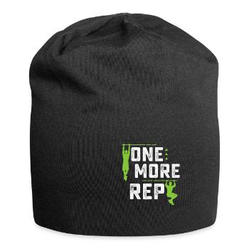 On More Rep Planche Calisthenics Street Workout - Jersey-Beanie - Schwarz - Vorne