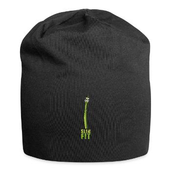 slim fit, spragel, asperges vertes, fitness, sport - Bonnet en jersey - noir - Devant