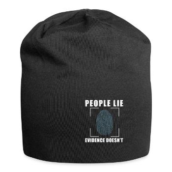 People Lie Forensic Evidence For A Crime Scene - Jersey Beanie - black - Front