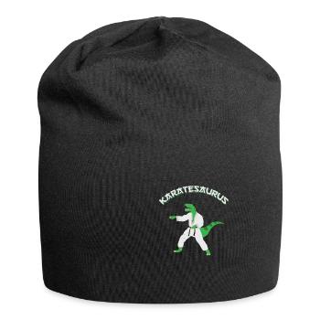 Karatesaurus Arts martiaux amusants pour un - Bonnet en jersey - noir - Devant