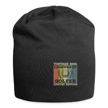 Vintage 1962 Lustiger Golfhumor für einen - Jersey-Beanie - Schwarz - Vorne