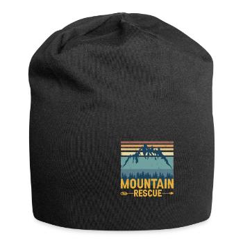 Suche Team Bergrettung Mountain Patrol - Jersey-Beanie - Schwarz - Vorne
