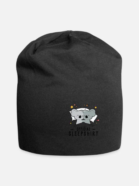 Offizielles Schlafanzug Koala Funny - Jersey-Beanie - Schwarz
