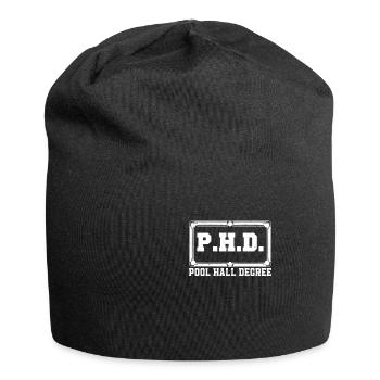 Funny Snooker Game For Pool Billiard Players Cue - Jersey Beanie - black - Front