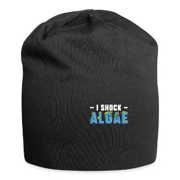 I Shock Algae Funny Pool Guy Service - Jersey Beanie - black - Front