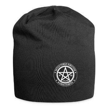 Wicca Pentacle 1692 Salem Massachusetts Eine - Jersey-Beanie - Schwarz - Vorne