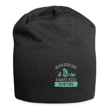 Funny Geology Rock Hunting For Humor Lover Future - Jersey Beanie - black - Front