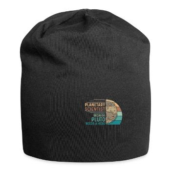 Vintage Planetary Science Astronomy For A Planet - Jersey Beanie - black - Front