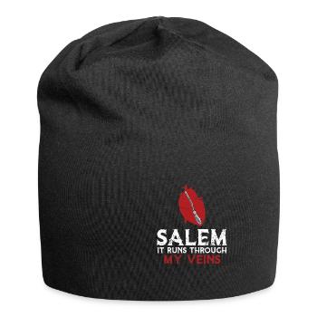 Salem It Runs Through My Veins Witchcraft Real - Jersey Beanie - black - Front