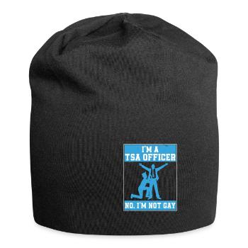 Lustiger Flughafentransport Screening Humor für - Jersey-Beanie - Schwarz - Vorne