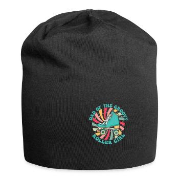 Groovy Rollschuhe für Retro Quad Skating Skater - Jersey-Beanie - Schwarz - Vorne