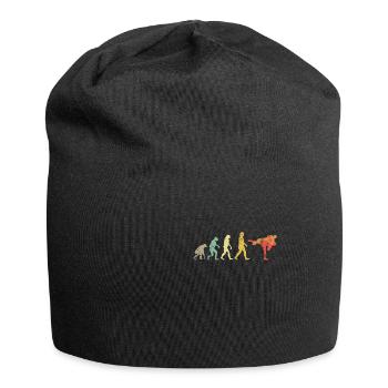 Vintage Sambo Human Evolution Russian Wrestler - Jersey Beanie - black - Front