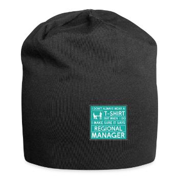 Assurez-vous qu’il s’agit d’un directeur régional - Bonnet en jersey - noir - Devant