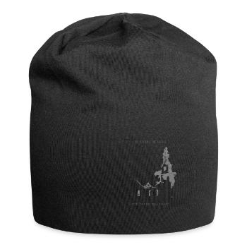 Occult Burning Church Atheist Satan Devil - Jersey Beanie - black - Front