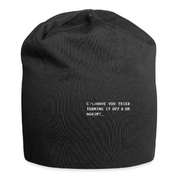 Programmierer Entwickler Informatiker Geek - Jersey-Beanie - Schwarz - Vorne