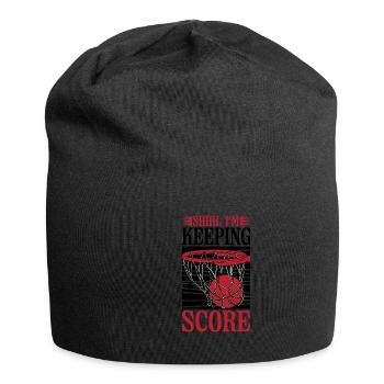 Chut, je garde le score 21 - Bonnet en jersey - noir - Devant