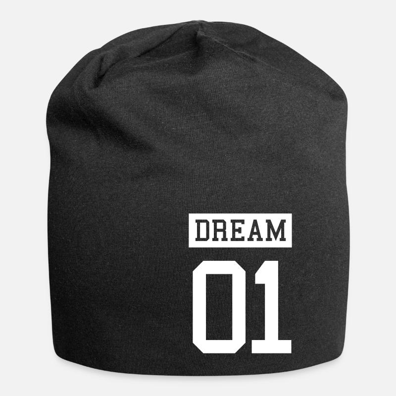 DREAM TEAM Partnerlook P58 A - Bonnet en jersey - noir