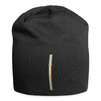 Samurai Japan Katana Ninja Sword retro vector 4 - Jersey Beanie - black - Front