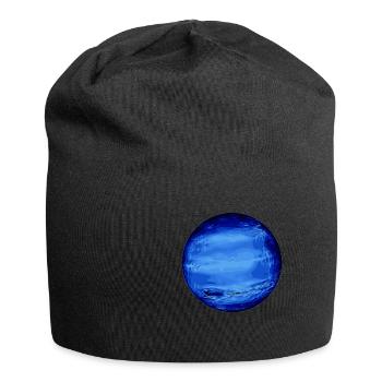 Neptune Planet beautiful representation - Jersey Beanie - black - Front