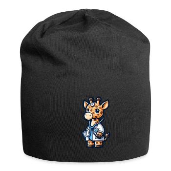 Cute Giraffe Doctor - Jersey-Beanie - Schwarz - Vorne