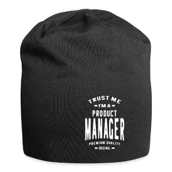Product Manager - Jersey Beanie - black - Front