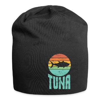 Vintage Tuna Artwork PêcheUr - Bonnet en jersey - noir - Devant