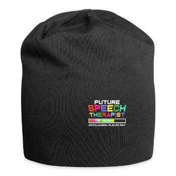 Speech therapist speech therapist - Jersey Beanie - black - Front