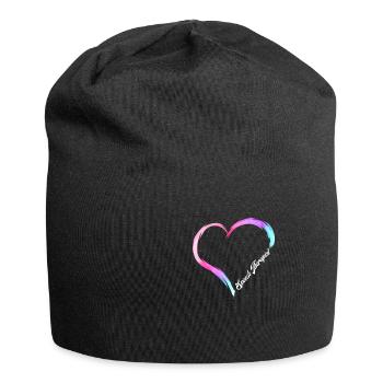 Speech therapist heart speech therapist speech therapist - Jersey Beanie - black - Front