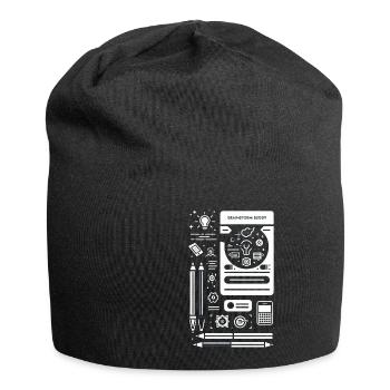 Brainstorming Buddy 8 - Bonnet en jersey - noir - Devant