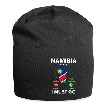Namibia - Jersey-Beanie - Schwarz - Vorne