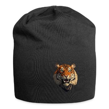 Tiger - Jersey-Beanie - Schwarz - Vorne